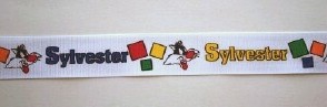 Sylvester Cat 3/8" Grosgrain Ribbon