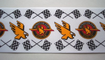 Winston Cup Nascar 2 1/4" Grosgrain Ribbon