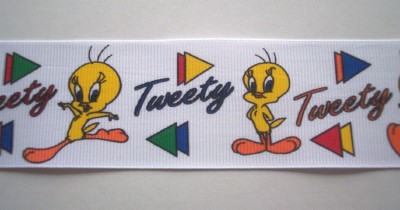 Tweety Bird 1 1/2" Grosgrain Ribbon