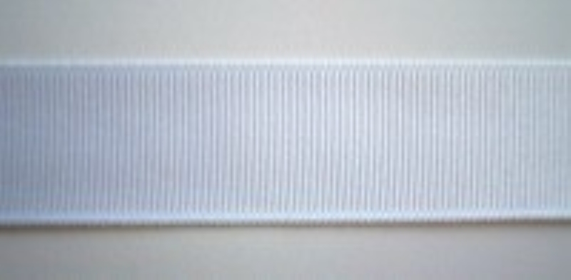 White 7/8" Grosgrain Ribbon
