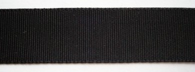 Black 7/8" Acetate Grosgrain Ribbon