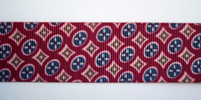 Wine Thick 1 3/8" Grosgrain Ribbon