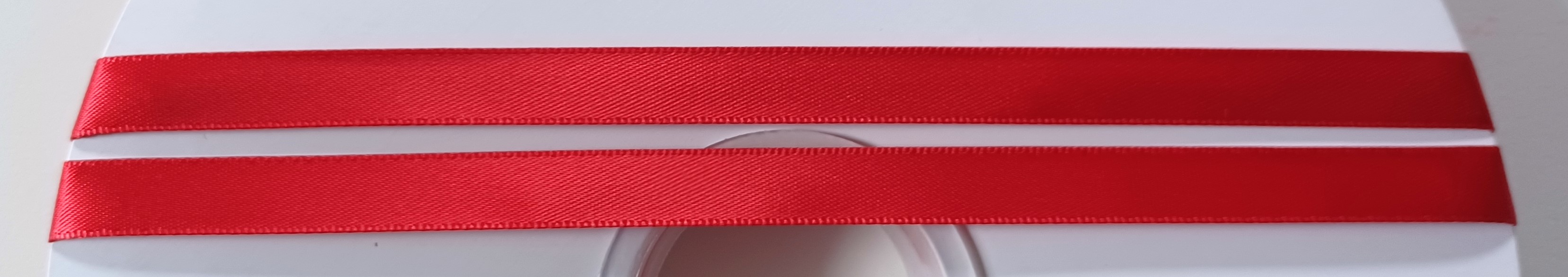 Red 3/8" DF Satin Ribbon