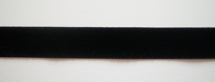Black Nylon 5/8" Velvet Ribbon