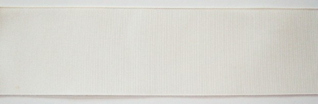 Ant. White 2 1/4" Grosgrain Ribbon
