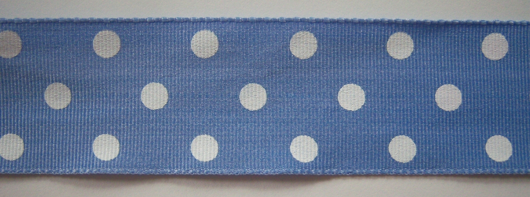 Iris/White Dot 1 1/2" Grosgrain Ribbon