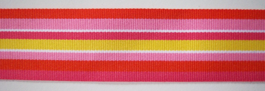Orange/Pinks 1 1/2" Grosgrain Ribbon